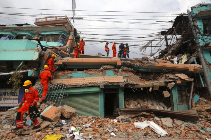 Strong earthquake and aftershocks shake Nepal