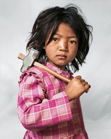 Indira, 7, Katmandu, Nepāla