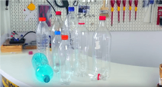 plastmasas pudeles