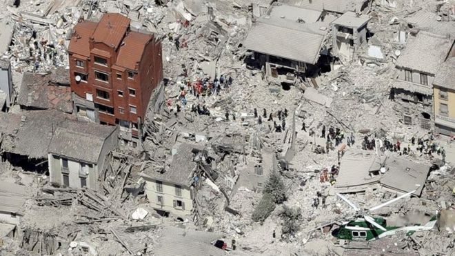zemestrīce Itālijā