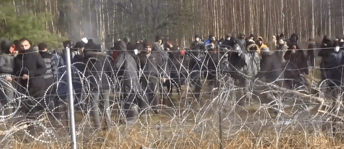 migranti pie Polijas robežas