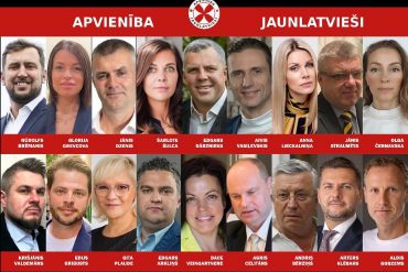 Apvienība Jaunlatvieši Eiroparlamenta vēlēšanu saraksts